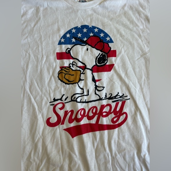 NWOT | Snoopy Patriotic Tee | Baseball | L - Picture 2 of 6